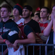 Fans react as they watch a big screen outside Progressive Field during Game 7 of the World Series between the Cleveland Indians and the Chicago Cubs in the early-morning hours of Nov. 3, 2016, in Cleveland. The Cubs defeated the Indians 8-7 in 10 innings to win their first World Series championship in 108 years.
Justin Merriman/Getty Images